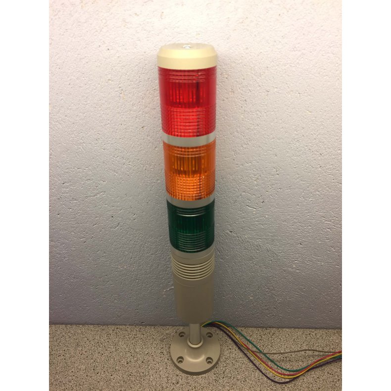 CNC Machine Warning Lights LED Indicator Alarm Signal with Buzzer 24VDC